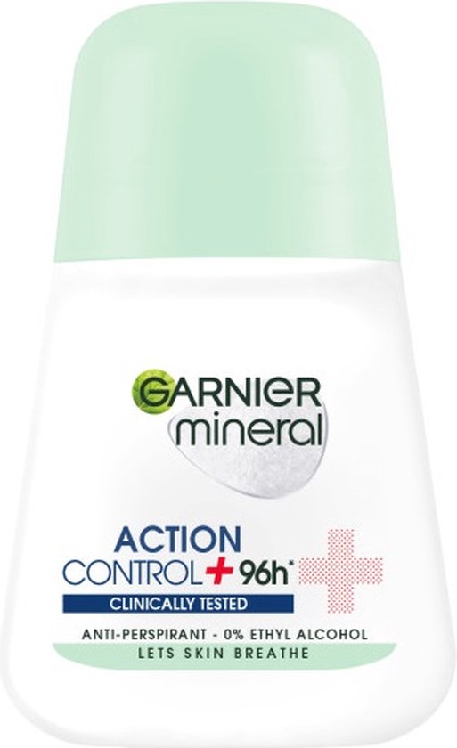 Mineral Action Control+ Klinisch geteste antitranspirant in een roll-on 50ml