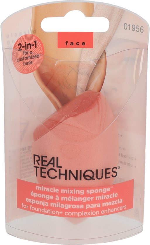 Real Techniques Miracle Mixing Sponge | Latex-vrije 2-in-1 make-up spons
