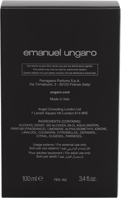 Emanuel Ungaro Ungaro Homme II - Herenparfum eau de toilette - 100 ml