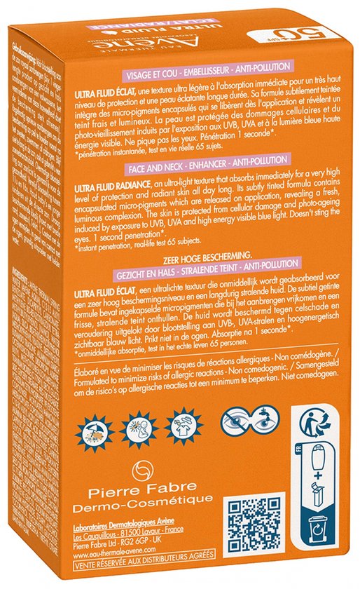 Avène Ultra Fluid Radiance SPF50+