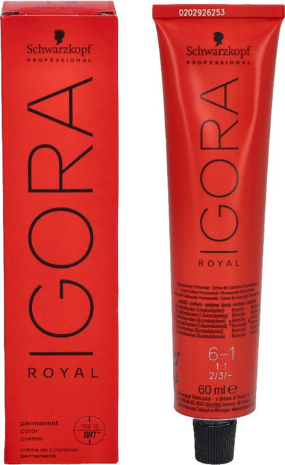 Schwarzkopf Professional Igora Royal 6-1 - 60 ml