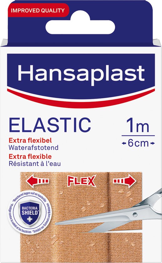 Hansaplast Elastic Pleisters - 1m x 6 cm