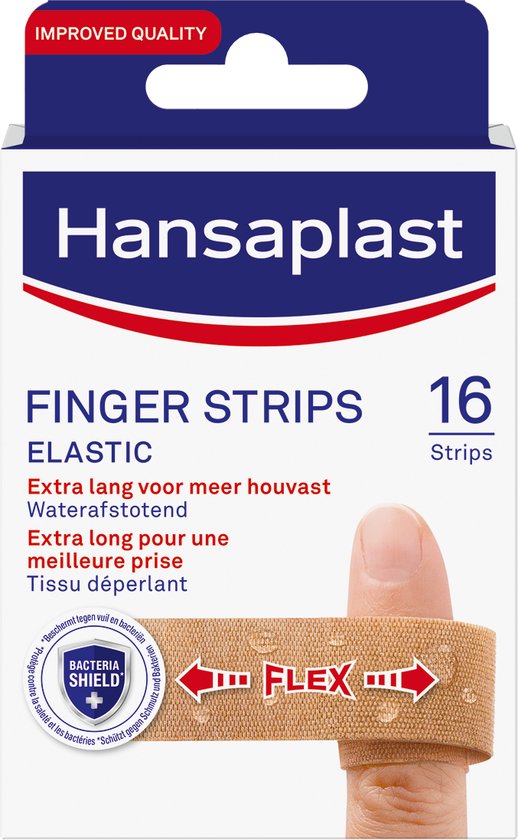 Hansaplast Fingerstrips pleisters - 16 strips