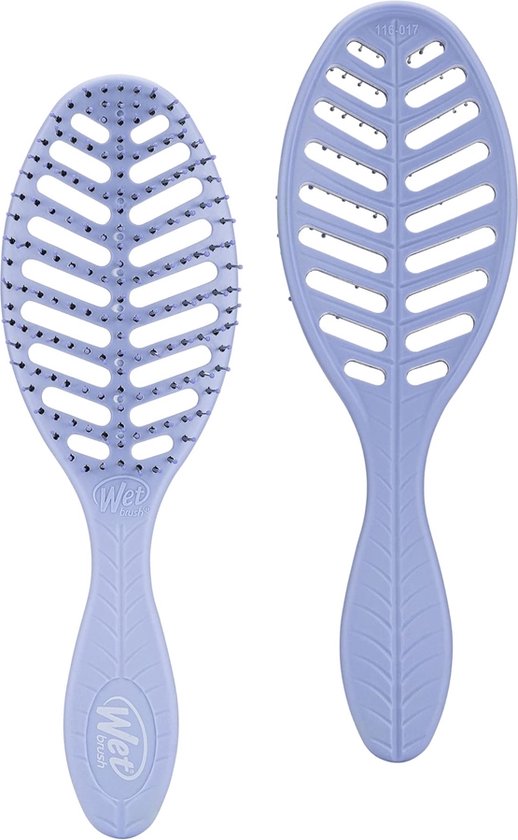 WetBrush Go Green Speed Dry – Lavender - Sneldrogende Haarborstel – Met Duurzame, Ecovriendelijke Materialen – Vermindert Haarbreuk & Frizz – Geschikt Voor Nat & Droog Haar – Ultra Zachte IntelliFlex® Haren – Voor Elk Haartype – Vegan & Duurzaam