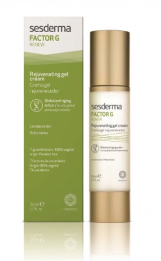 Anti-Veroudering Crème Factor G Renew Sesderma Combinatiehuid (50 Ml)