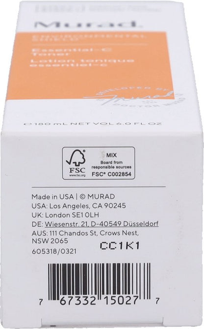 Murad Skincare Essential-C Toner - 180 ml
