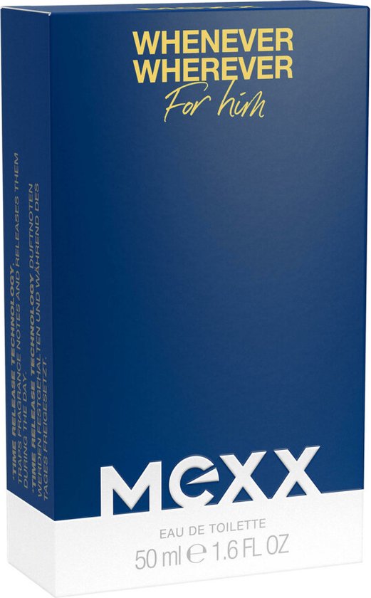 MEXX Whenever Wherever Man Eau de Toilette Spray 50 ML