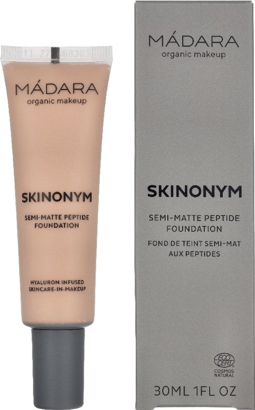 Madara Skinonym Semi-matte Peptide Foundation | 30 - Rose Ivory | Foundation 30ml - 30 Rose Ivory