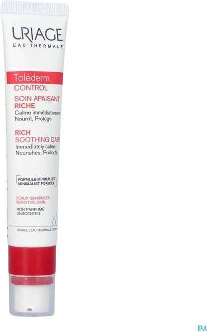 Uriage Crème Toléderm Control Soin Apaisant Rich