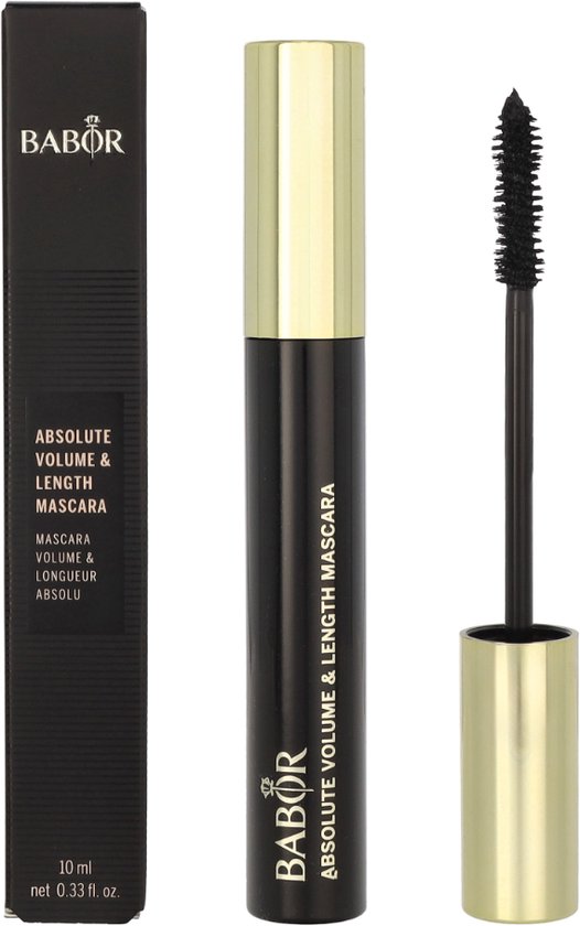 Babor Absolute Volume & Length Mascara - Zwart 3D-volume met power-siliconenborsteltje - 10ml