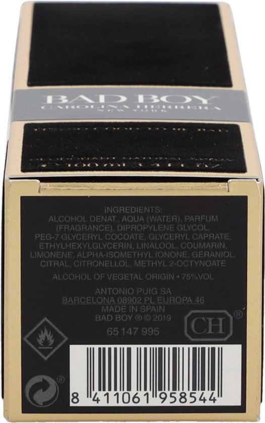 Carolina Herrera Bad Boy - 100 ml - deodorant spray - deospray voor heren