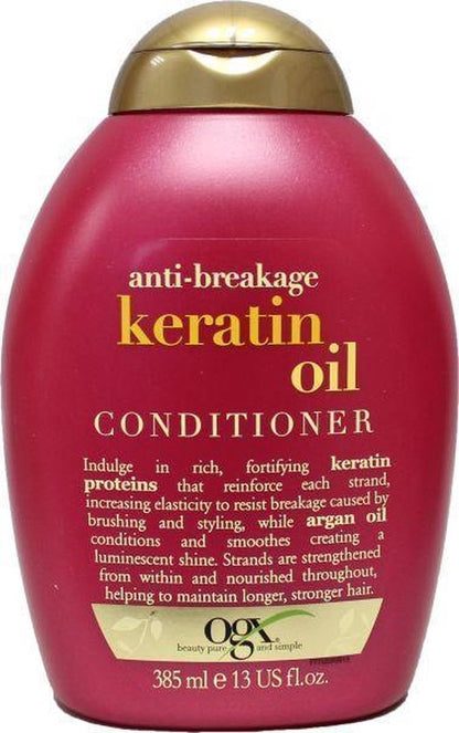 Anti-haaruitval Anti-breuk Conditioner OGX Keratine (385 ml)
