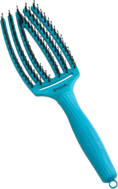 Olivia Garden - FingerBrush Boar & Nylon - Blue Lagoon