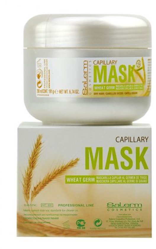 Voedend Haarmasker Tarwekiem Salerm Tarwekiem (200 ml) 200 ml
