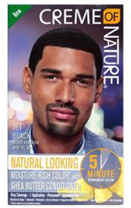 Creme Of Nature Men Hair Color- Jet Black 5 Min