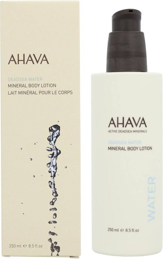 AHAVA Mineraal Bodylotion | Langdurige Hydratatie & Huidverbetering | Verfijnt Huidtextuur | Anti-Uitdroging | Lotion voor Dames & Heren | Moisturizer
