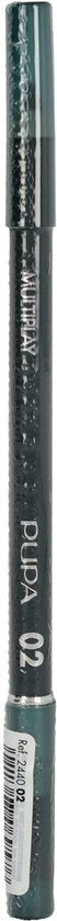 Pupa Milano Multiplay Oogpotlood - 02 Electric Green