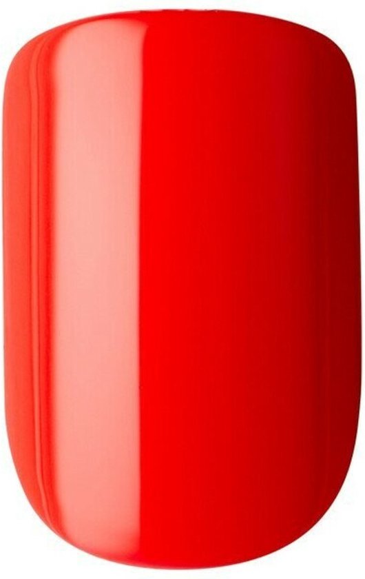 Kiss Gel Fantasy – Whatever – Gelnagels Met Lijm & Tabs – 28 Nepnagels rood
