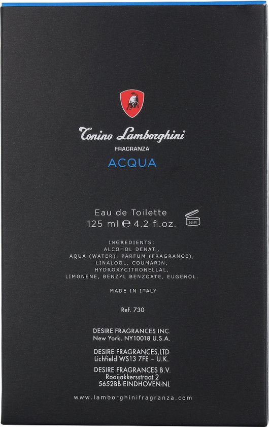 Lamborghini - Acqua - Eau De Toilette - 125ML
