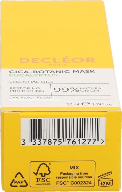 Decleor Cica-Botanic Eucalyptus Masker - Verzorgend en kalmerend gezichtsmasker - 50 ml