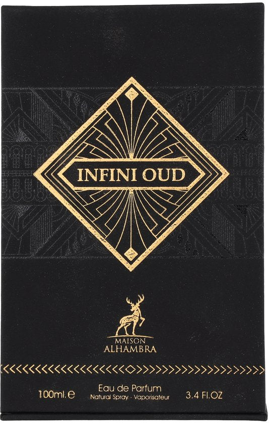Maison Alhambra Infini Oud parfum - Luxueuze eau de parfum voor avondgebruik - 100ml