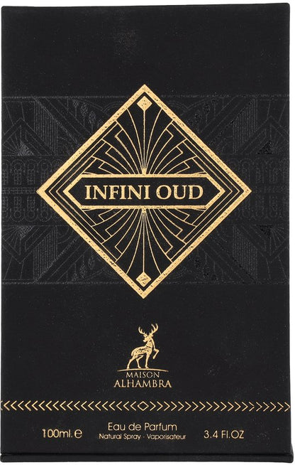 Maison Alhambra Infini Oud parfum - Luxueuze eau de parfum voor avondgebruik - 100ml