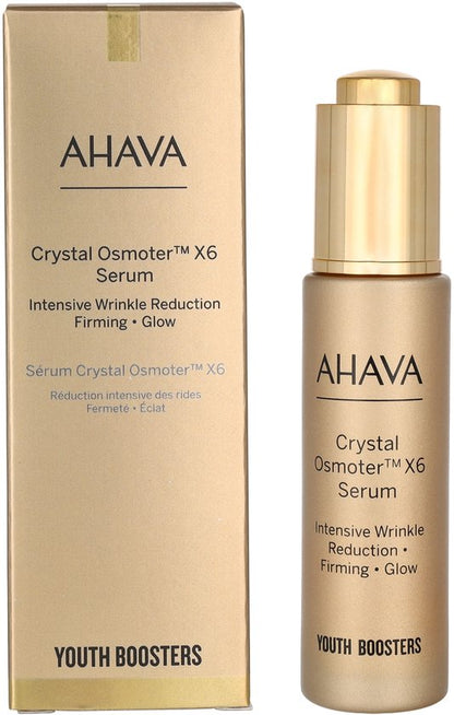 AHAVA Gezichtsserum met kristallen uit de Dode Zee – Vermindert donkere kringen en fijne lijntjes – Verbetert de stevigheid en elasticiteit van de huid – Geeft een jeugdige gloed – VEGAN – Alcohol- en parabenenvrij – 30ml