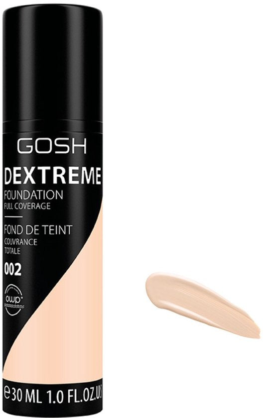 Gosh - Dextreme Foundation Full Coverage Concealing Face Podklad 002 Ivory 30Ml