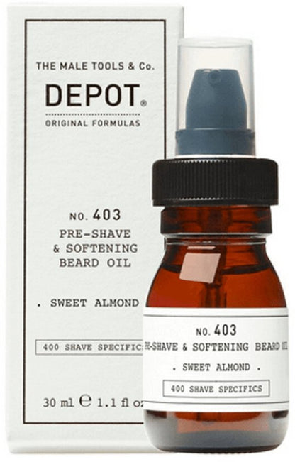 Depot No.403 Pre-Shave&Softening Oil Sweet Almond