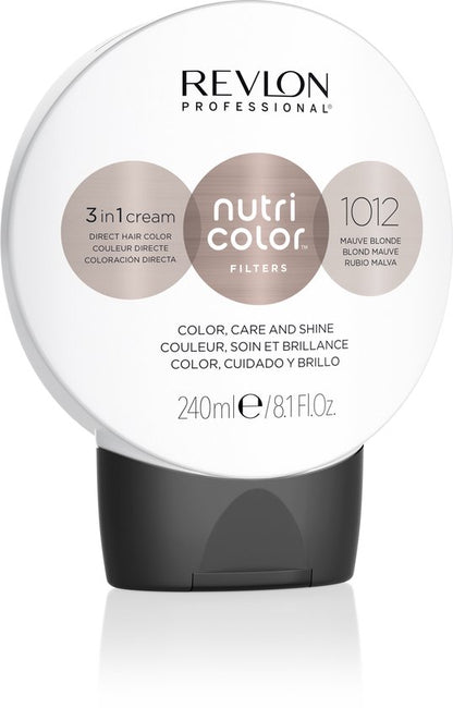 Permanent Dye Revlon Nutri Color Nº 1012 Mauve Blond 240 ml