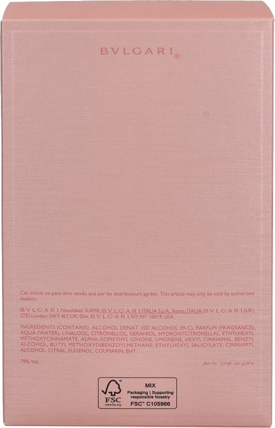 Bvlgari Rose Goldea 90 ml - Eau de Parfum - Damesparfum