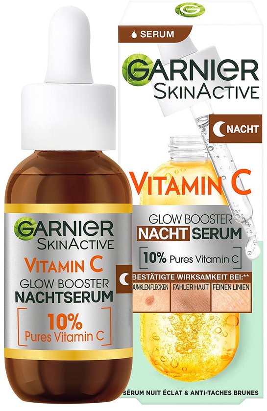 Garnier Skin Naturals Vitamin C 10% Face Serum for Night 30ml