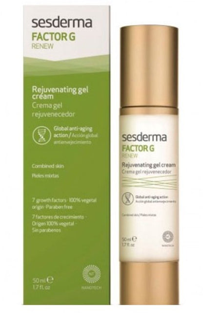 Anti-Veroudering Crème Factor G Renew Sesderma Combinatiehuid (50 Ml)