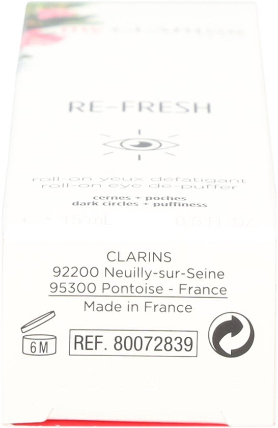 Clarins My Clarins Re-fresh Roll-on Eye De-puffer - Oogcrème - 15 ml