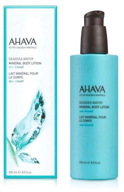 AHAVA Mineraal Bodylotion - Sea-Kissed | Hele Dag Hydratatie & Huidtextuur Verfijning | Helpt tegen Uitdroging | Lotion voor dames & heren | Moisturizer voor een droge huid & gezicht - 250ml