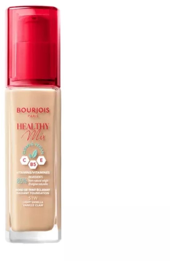 Bourjois Healthy Mix Clean Vegan Foundation 051 Light Vanilla