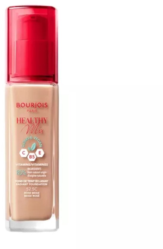 Bourjois Healthy Mix Clean Vegan Foundation 52.5 Rose Beige