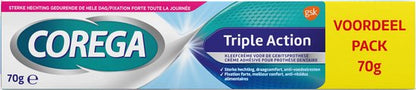 Corega Kleefcrème Triple Action - 70 gram