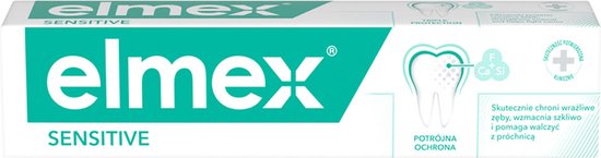 Elmex - Sensitive - Tandpasta - 75ml - Effectieve bescherming van gevoelige tanden