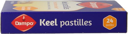 Dampo Keelpastilles - Verzachten de keel dankzij kamille extract - Vitamine C - Lekkere zachte honingsmaak - 24 pastilles