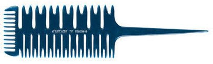 Comair Farbe Und Strahnenkamm Kamm 717 Blue Profi Line