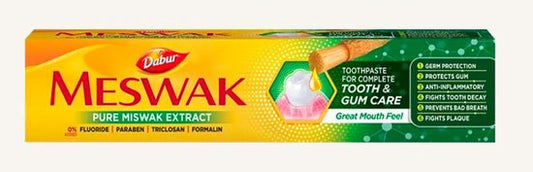Tandpasta Meswak, plantaardig (zonder fluoride), Dabur, 200 gram