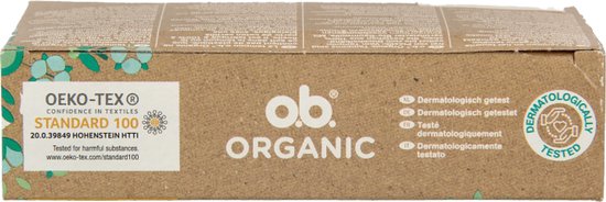 o.b. tampons Organic Cotton Normal 16 stuks