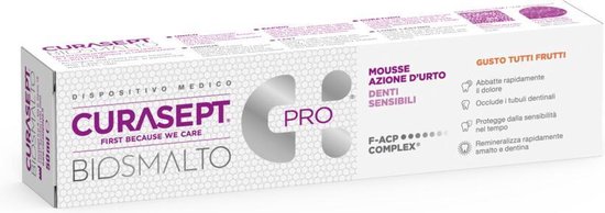 Curasept Biosmalto Mousse Sensitive 50 ml