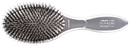 Olivia Garden - Oval - Boar & Nylon - Silver - Haarborstel