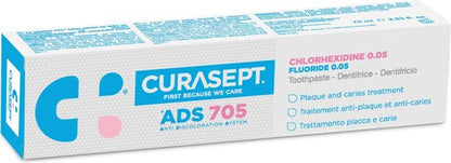 Curasept ADS 705 Gel-Tandpasta | CHX 0,05% 75ml