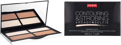 Pupa - (Contouring & Strobing Powder Palette) Strobing Ready 4 Self (Contouring & Strobing Powder Palette) 17.5 g 001 Light Skin -