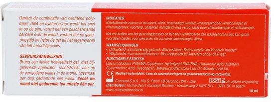 Curasept Afterapid DNA Beschermende Gel 10 ml