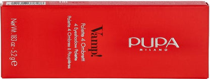 PUPA Milano Vamp! 4 Oogschaduw Palette 001 Natural Matt - 5,2 gr