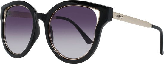 Guess - GF0323 - Zonnebril - Dames - Zwart - Paarse lens